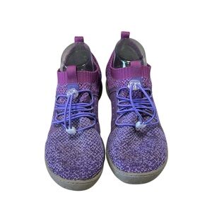 Nurse Mates Sz 9M Align Torri Orthotic Sneakers Comfort Knit Slip On Purple